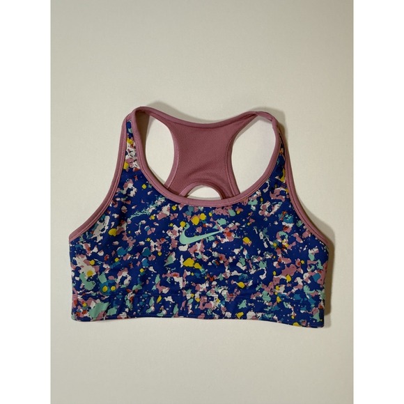 Nike Other - Nike Splatter Print Sports Bra | Pink Purple | Size S